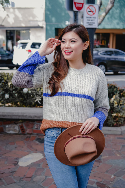 The Hanna Stripped Sweater - Flair&Bound