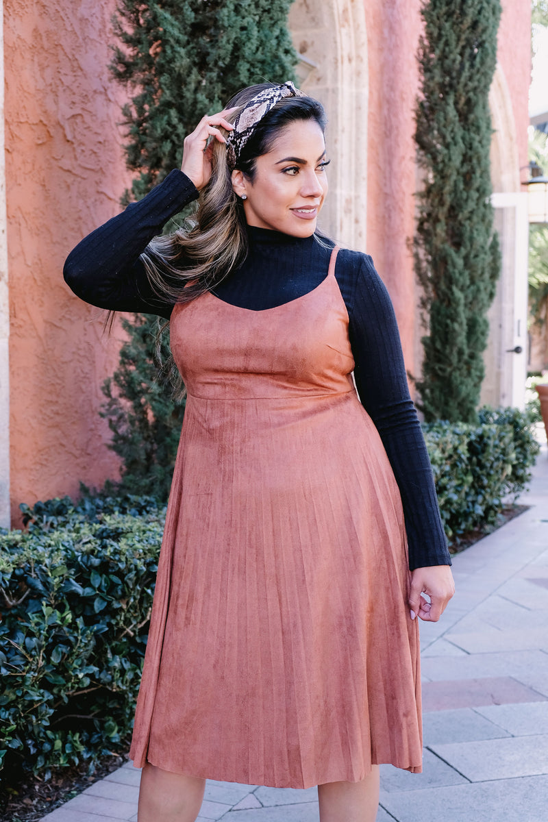 The Kate Suede Dress - Flair&Bound