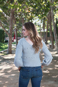 The Ballet Woven Pompom Sweater - Flair&Bound