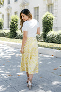 The Chloe Leopard  Midi Skirt - Flair&Bound